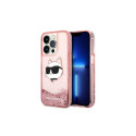 Karl Lagerfeld Karl Lagerfeld KLHCP14XLNCHCP iPhone 14 Pro Max 6.7" pink/pink hardcase Glitter Choup Karl Lagerfeld Karl Lagerfeld KLHCP14XLNCHCP iPhone 14 Pro Max 6.7" pink/pink hardcase Glitter Choup