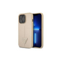 Guess Guess GUHCP14LPSATLE iPhone 14 Pro 6,1 "beige / beige hardcase SaffianoTriangle Logo