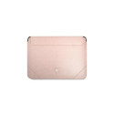 Guess Guess Saffiano Triangle Logo case for a 14" laptop - pink Guess Guess Saffiano Triangle Logo case for a 14" laptop - pink