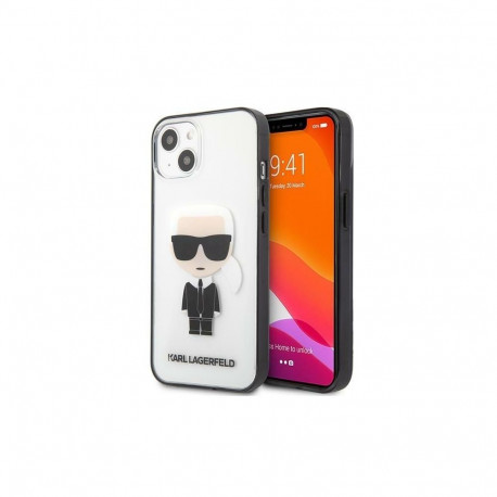 Karl Lagerfeld Karl Lagerfeld Iconik Karl Case for iPhone 13 mini - Transparent