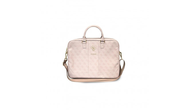 Guess Guess 4G Big Logo bag for a 16'' laptop - pink