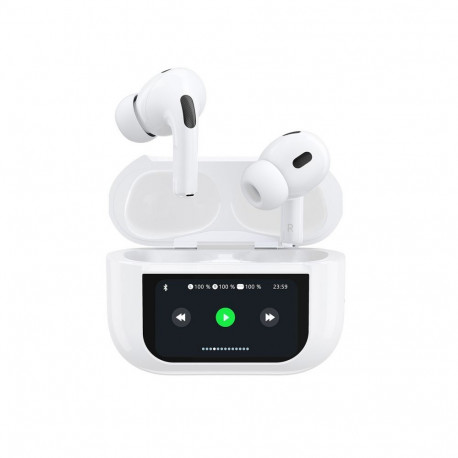 Dudao Dudao U19 in-ear TWS wireless Bluetooth 5.3 headphones with LED display - white