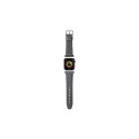 Karl Lagerfeld Karl Lagerfeld Saffiano Monogram strap for Apple Watch 38/40/41mm - silver