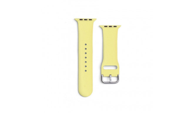 Hurtel Silicone Strap APS for Apple Watch 42/44/45mm Strap Watch Bracelet - Yellow