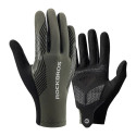 Rockbros Rockbros 16110006003 shock-absorbing cycling gloves size L - green and black