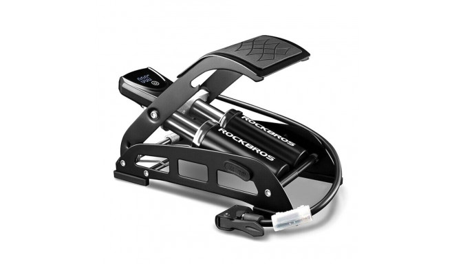 Rockbros Rockbros 42430001001 foot pump with display - black