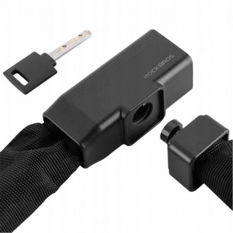 Rockbros Rockbros 32430708001 bicycle lock with key 0.97 m - black
