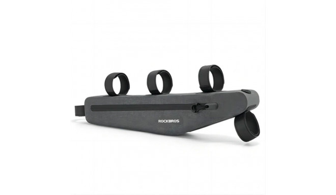 Rockbros Rockbros AS-052 waterproof bicycle bag for frame - gray