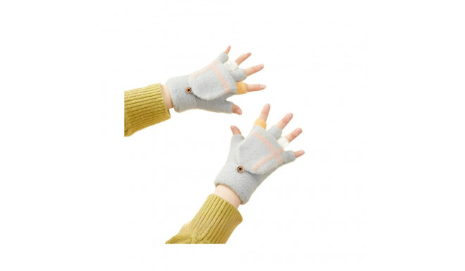 Hurtel Women's/children's winter phone gloves - gray