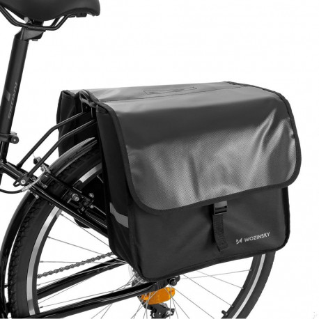 Wozinsky Wozinsky Double Bike Pannier for Trunk 28L Black (WBB34BK)