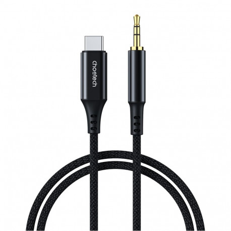 Choetech Choetech AUX008 USB-C / mini jack 3.5mm cable 2 m - black