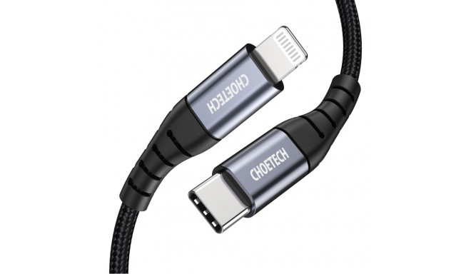 Choetech Choetech IP0041 USB-C / Lightning MFi 480Mb/s 3A 2 m cable - black