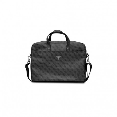 Guess Guess Saffiano 4G Triangle Logo bag for a 16'' laptop - black