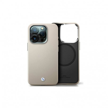 BMW BMW BMHMP16X23PUFWG iPhone 16 Pro Max 6.9" gray/gray hardcase Sign Full Wrapped Metal MagSafe