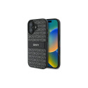 DKNY DKNY DKHCP16SPRTHSLK iPhone 16 6.1" black/black hardcase Texture Pattern Tonal Stripe