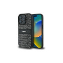 DKNY DKNY DKHCP16LPRTHSLK iPhone 16 Pro 6.3" black/black hardcase Texture Pattern Tonal Stripe