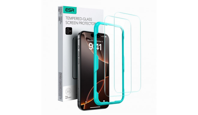 ESR ESR Tempered Glass 2-PACK for iPhone 16 Pro Max - transparent