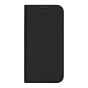Dux Ducis Dux Ducis Skin Pro iPhone 16 Pro Case with Flip and Card Slot - Black
