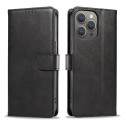 Hurtel Leather Book Case for iPhone 16 Pro - black