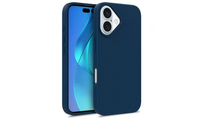 Hurtel Multiple Color Wheat Case MagSafe for iPhone 16 Pro - navy blue