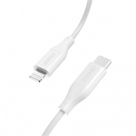 Choetech Choetech IP0040 USB-C / Lightning MFi PD 30W 1.2m cable - white