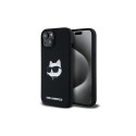 Karl Lagerfeld Karl Lagerfeld Silicone Choupette Head MagSafe Case for iPhone 15 Plus / 14 Plus - Bl