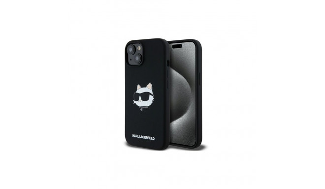 Karl Lagerfeld Karl Lagerfeld Silicone Choupette Head MagSafe Case for iPhone 15 Plus / 14 Plus - Bl