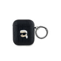 Karl Lagerfeld Karl Lagerfeld Monogram Karl Head case for AirPods 1 / 2 - black