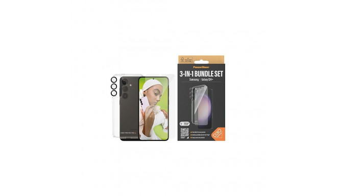 Panzer Glass PanzerGlass Bundle 3in1 set transparent case + foil + camera cover for Samsung Galaxy S