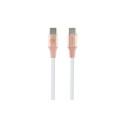 Guess Guess Ebossed Logo USB-C / USB-C Cable 1.5m Fast Charging - Pink