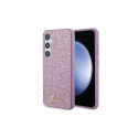 Guess Guess Glitter Script case for Samsung Galaxy S24+ - purple