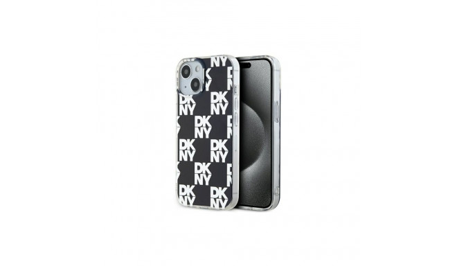 DKNY DKNY IML Checkered Mono Pattern case for iPhone 15 / 14 / 13 - black