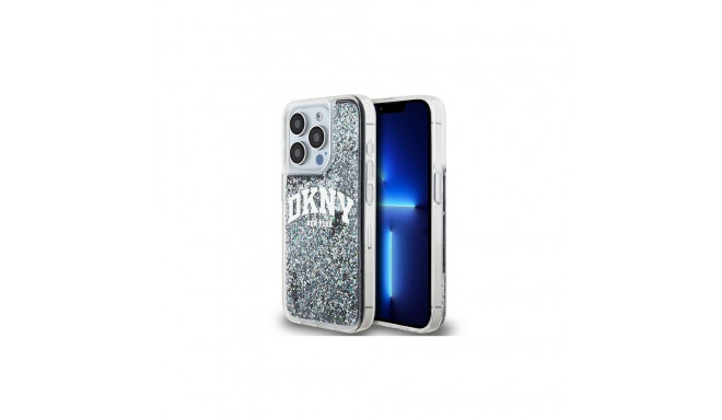 DKNY DKNY Liquid Glitter Big Logo iPhone 15 Pro Case - Black