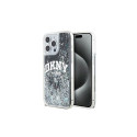DKNY DKNY Liquid Glitter Big Logo iPhone 14 Pro Max Case - Black