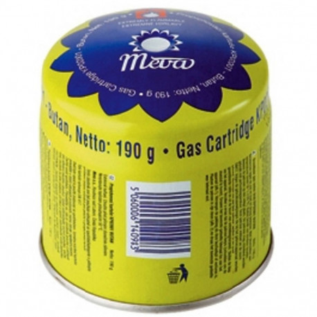 Meva Cartouche, gas cartridge insert for a gas burner stove - punctured, 190g