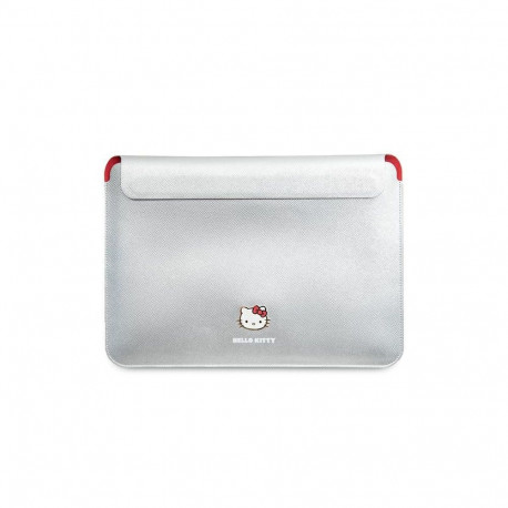 Hello Kitty Hello Kitty PU Metal Logo case for a 14" laptop - silver