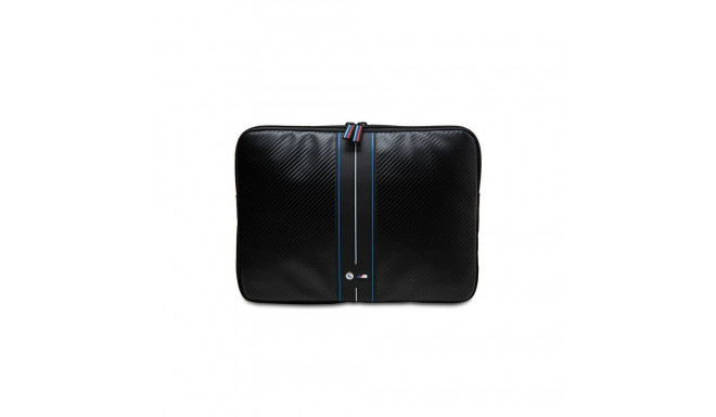 BMW BMW Carbon & Blue Stripe sleeve for a 14" laptop - black