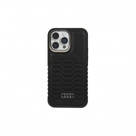 Audi Audi Synthetic Leather case with MagSafe for iPhone 14 Pro - black