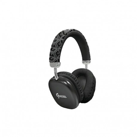 Guess Guess GCube Metallic Script Logo Bluetooth on-ear headphones - black