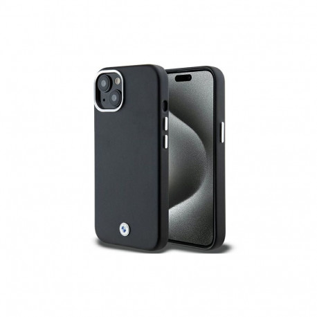 BMW BMW Signature Wrapped Metal MagSafe Case for iPhone 14/15/13 - Black