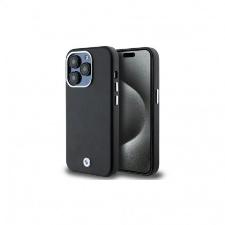 BMW BMW Signature Wrapped Metal MagSafe case for iPhone 14 Pro - black