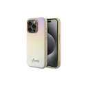 Guess Guess GUHCP15XPSAIRSD iPhone 15 Pro Max 6.7" gold/gold hardcase Saffiano Iridescent Script