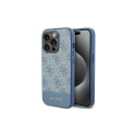 Guess Guess 4G Stripe Collection case for iPhone 15 Pro - blue