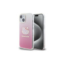 Hello Kitty Hello Kitty IML Gradient Electrop Kitty Head case for iPhone 15 - pink