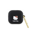 Hello Kitty Hello Kitty Silicone 3D Kitty Head case for AirPods 3 - black