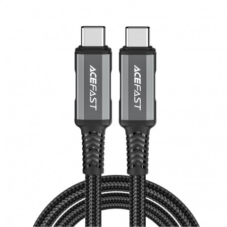 Acefast Acefast C1-09 USB-C / USB-C USB4 PD3.1 cable 5A 1m - gray-black