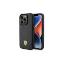 Ferrari Ferrari Carbon Metal Logo MagSafe case for iPhone 15 Pro - black