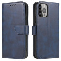Hurtel Magnet Case for Samsung Galaxy S23 Ultra Cover with Flip Wallet Stand Blue
