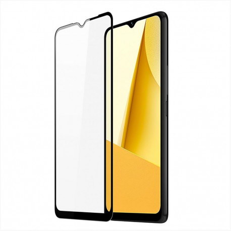 Dux Ducis Dux Ducis 9D Tempered Glass Vivo Y16 / Y02s full screen with frame black (case friendly)