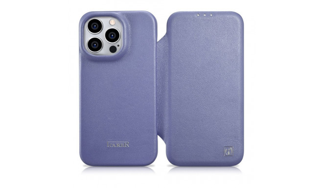 iCarer iCarer CE Premium Leather Folio Case iPhone 14 Pro Magnetic Flip Leather Folio Case MagSafe L